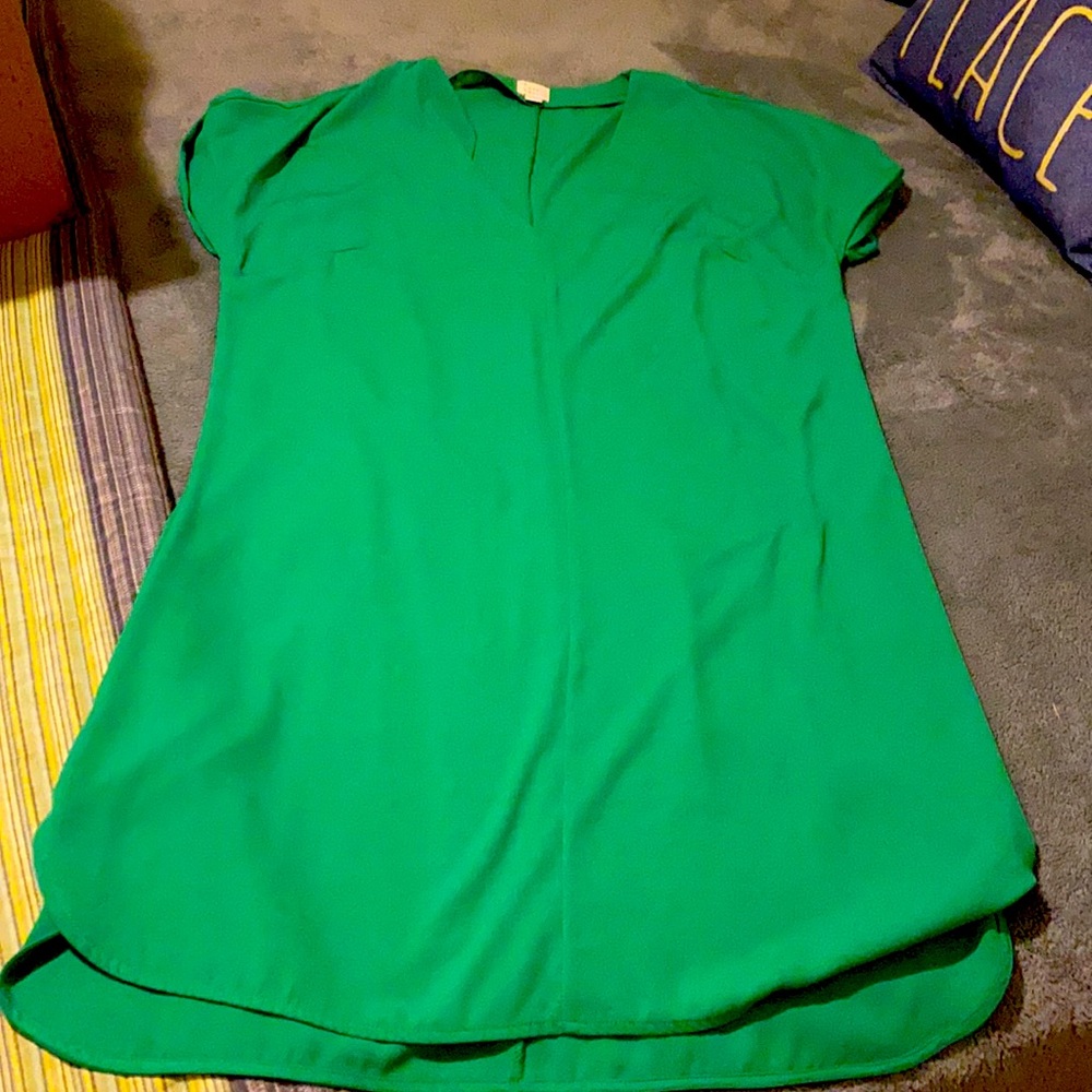 A New Day Green Dress-Large